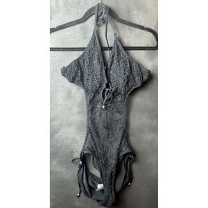 Ralph Lauren One Piece Swimsuit Women's Small Classic Designer Bathing Suit